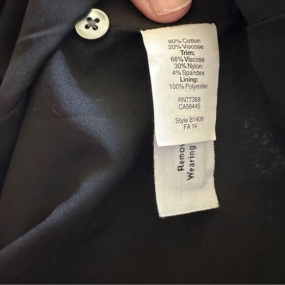 Madewell Black and Grey Tweed Knee Length Swing Dress - Women Size 4 - Picture 7 of 7